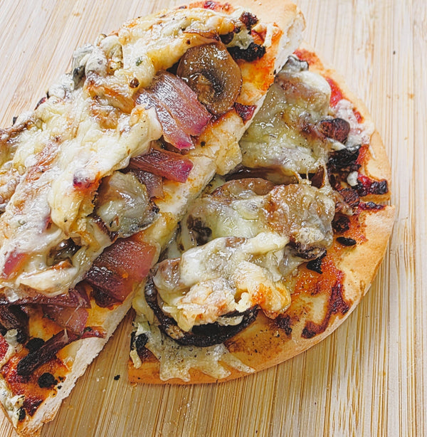 Air Fryer Grilled Pita Pizza
